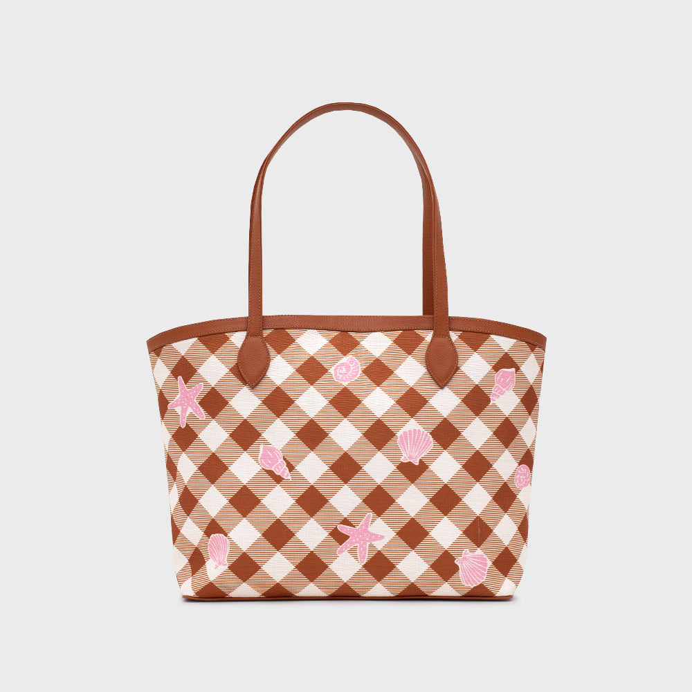 LILIANA SUMMER TOTE BAG MARRÓN