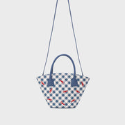 LILIANA TRAPEZE BAG AZUL