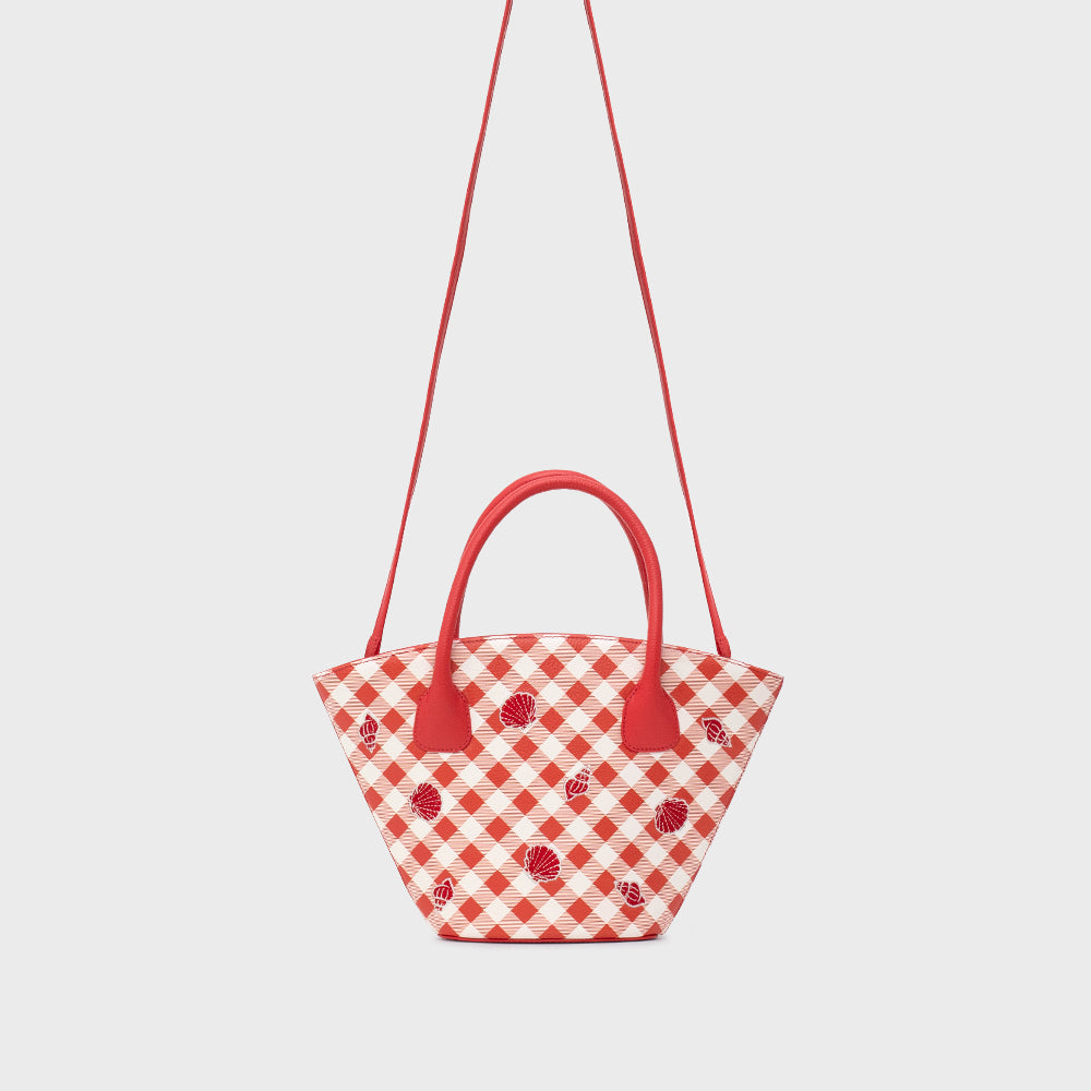 LILIANA TRAPEZE BAG ROJO