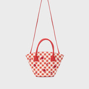 LILIANA TRAPEZE BAG ROJO
