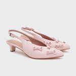 Load image into Gallery viewer, LOUISE MIDI SLINGBACK ROSA
