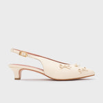 Load image into Gallery viewer, LOUISE MIDI SLINGBACK HUESO
