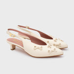 Load image into Gallery viewer, LOUISE MIDI SLINGBACK HUESO

