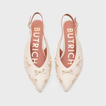 Load image into Gallery viewer, LOUISE MIDI SLINGBACK HUESO
