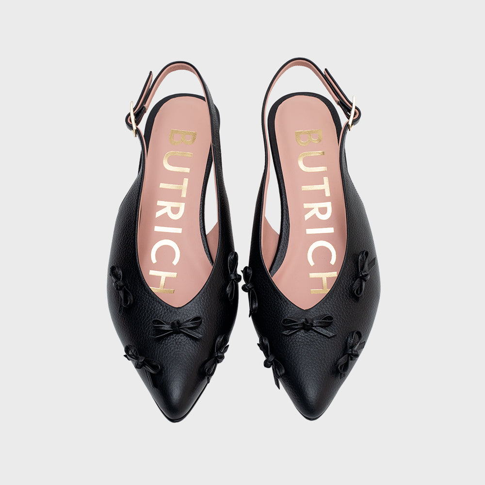 LOUISE MIDI SLINGBACK NEGRO
