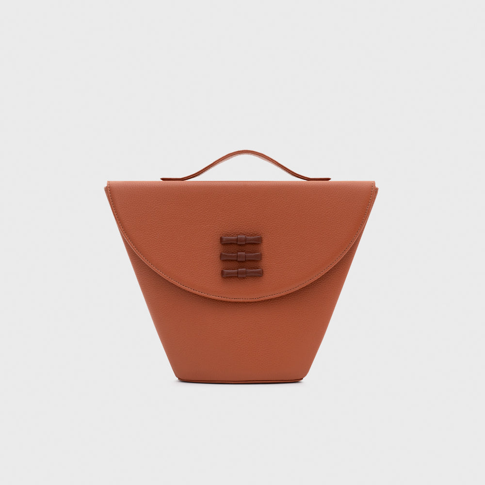 Lucille Flap Trapeze Bag Copper