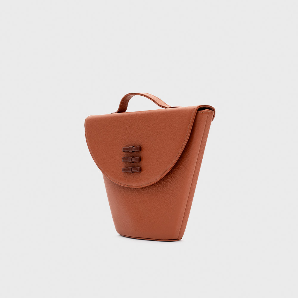 Lucille Flap Trapeze Bag Copper