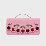 Cargue la imagen en el visor de la galería, LUCKY CHERRIES RECTANGLE BAG ROSA
