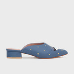 Cargue la imagen en el visor de la galería, LUCKY EYE MULE FLAT AZUL
