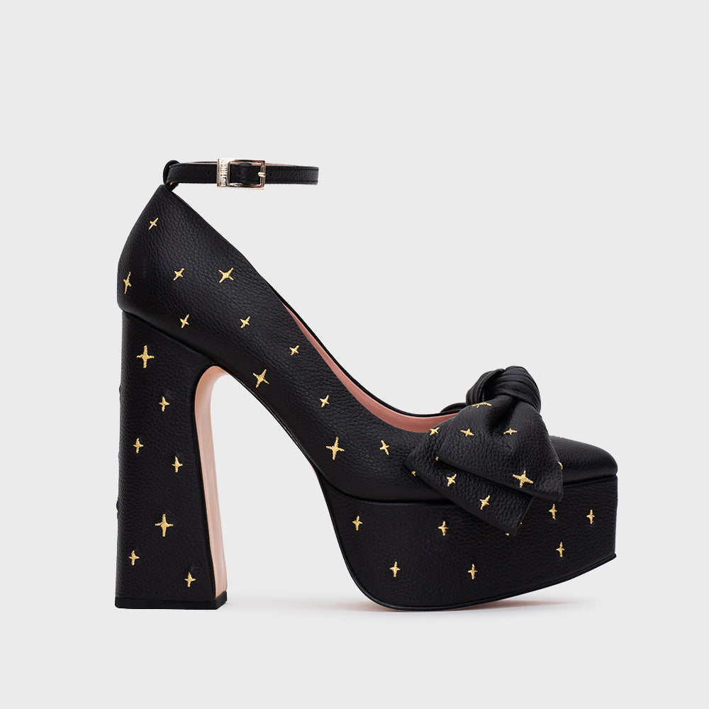 LUCKY SPARKLES PLATAFORMA NEGRO