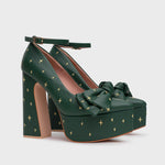 Load image into Gallery viewer, LUCKY SPARKLES PLATAFORMA VERDE
