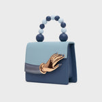Load image into Gallery viewer, LUCKY HAND BEADED LUNCH BAG AZUL
