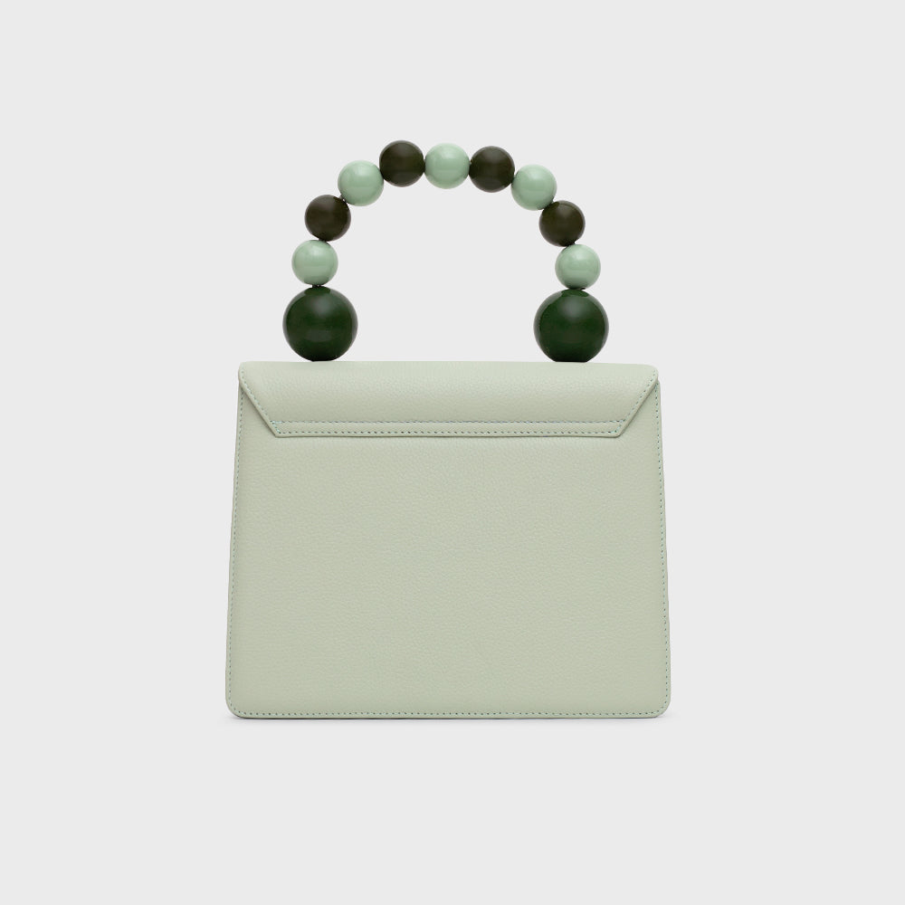 LUCKY HAND BEADED LUNCH BAG VERDE