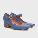 Cargue la imagen en el visor de la galería, LUCKY HORSESHOE MIDI AZUL
