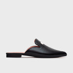 Cargue la imagen en el visor de la galería, LUCKY YIN YANG MULE FLAT NEGRO
