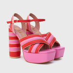 Load image into Gallery viewer, LUDOVICA PLATFORM RED PINK
