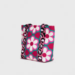 Load image into Gallery viewer, MINI SUPER BAG MULTICOLOR FLOWER 
