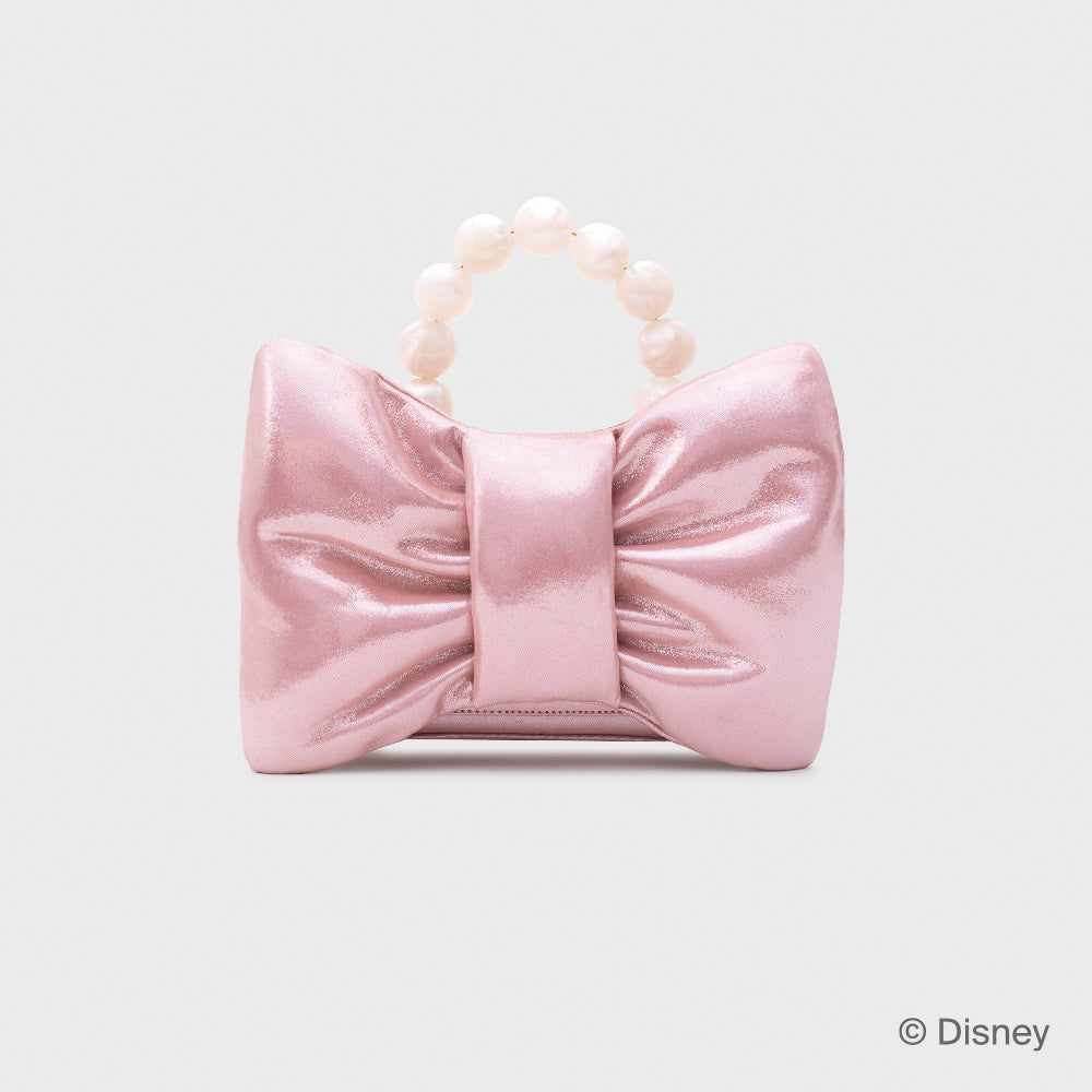 MARIE BOW BAG ROSA GLITTER