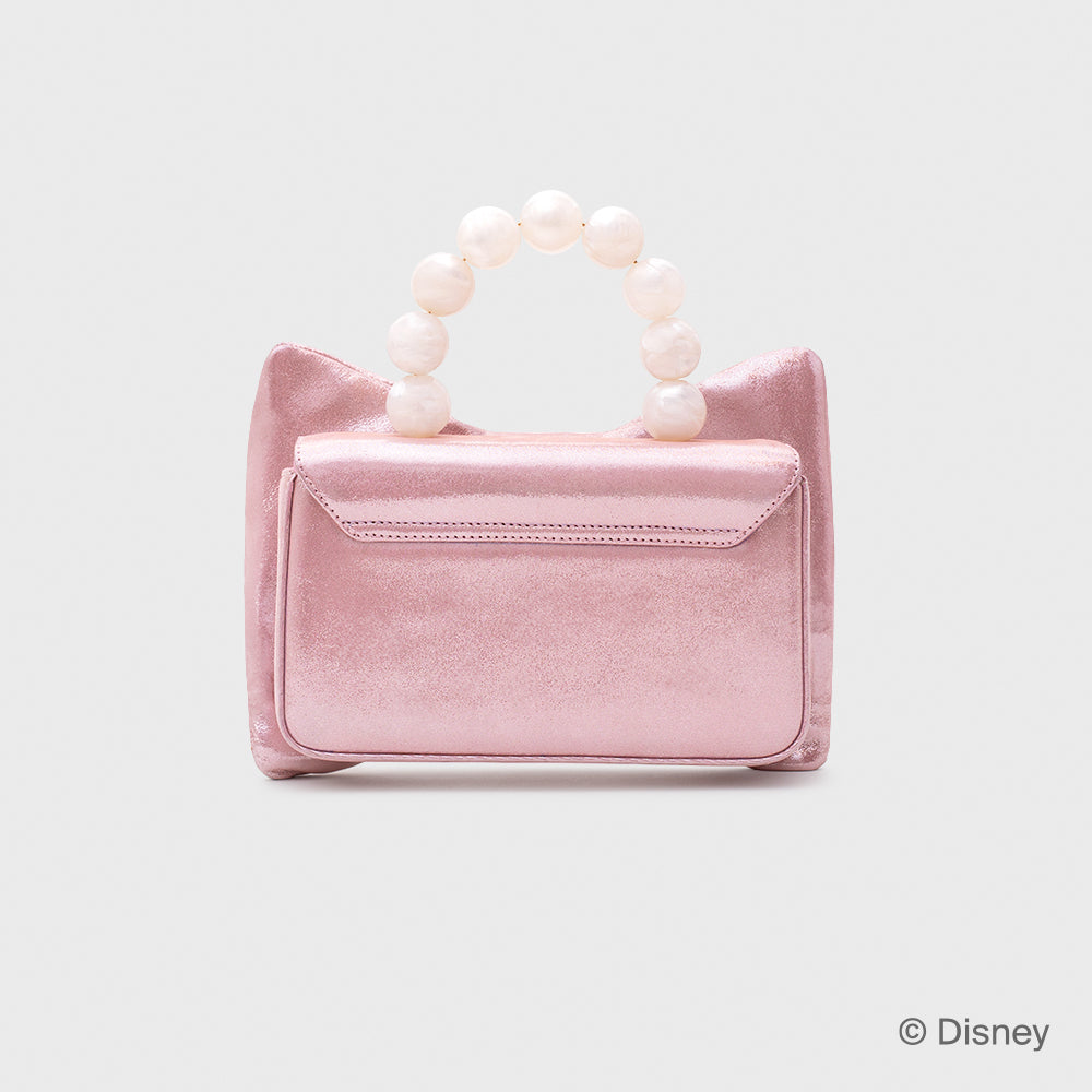 MARIE BOW BAG ROSA GLITTER