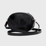 Load image into Gallery viewer, MAXI OVAL BAG BOOGIE LOVE BLACK

