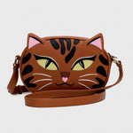 Load image into Gallery viewer, MAXI OVAL BAG CAMPARI CAT MARRON
