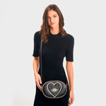 Load image into Gallery viewer, MAXI OVAL BAG SHAZAM BLACK
