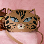 Load image into Gallery viewer, MAXI OVAL BAG VERMUT CAT CREMA
