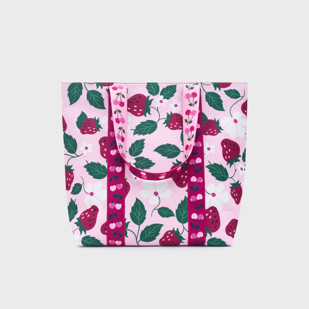 MEDIUM BAG STRAWBERRY ROSA