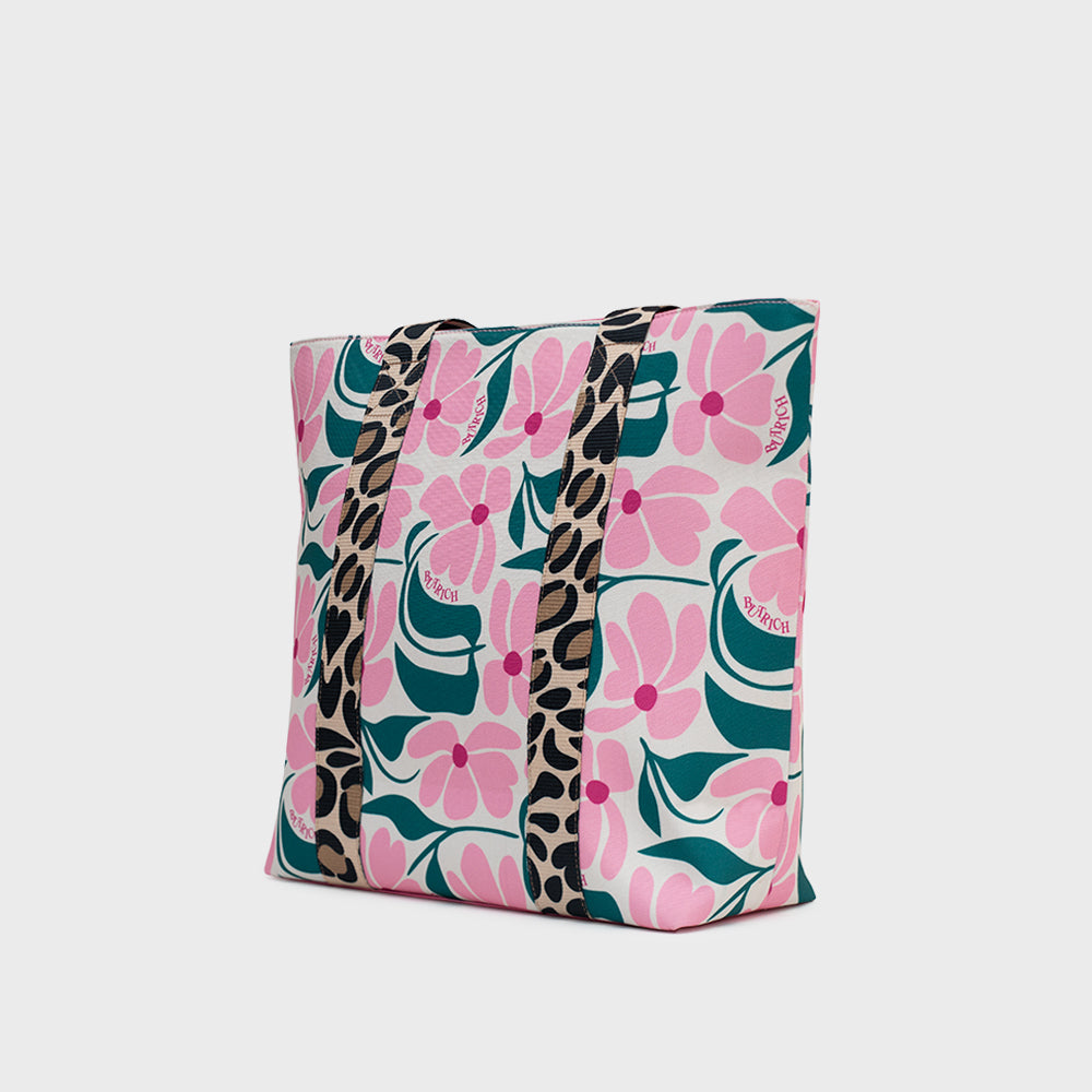 MEDIUM BAG PINK CAMELLIA
