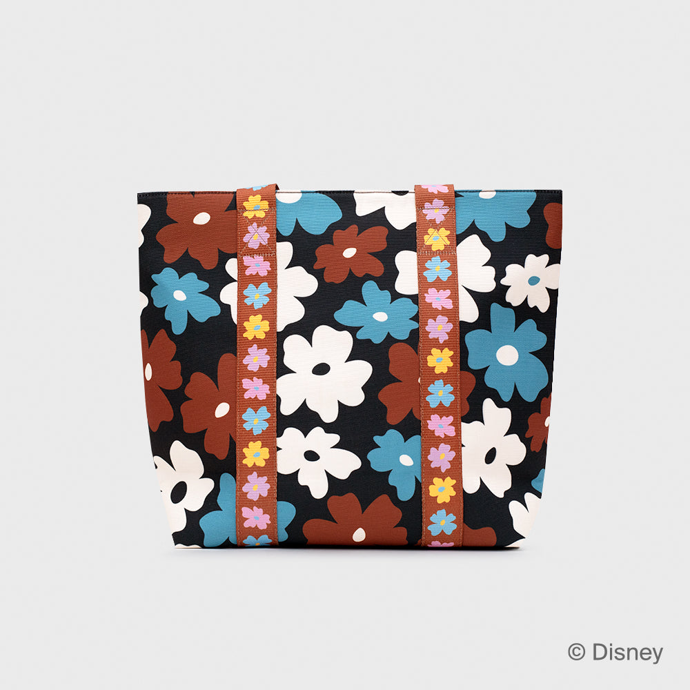 MEDIUM BAG WILDWOOD FLOWERS NEGRO