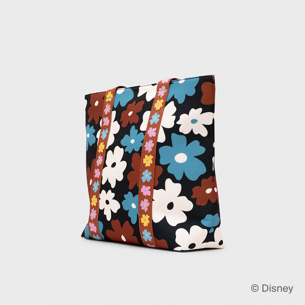 MEDIUM BAG WILDWOOD FLOWERS NEGRO