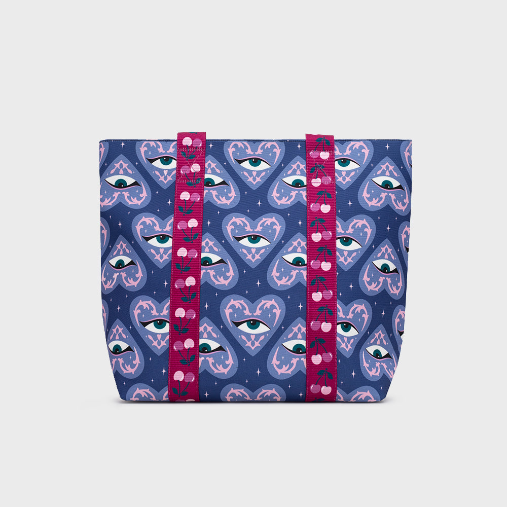 MEDIUM BAG LUCKY EYE AZUL