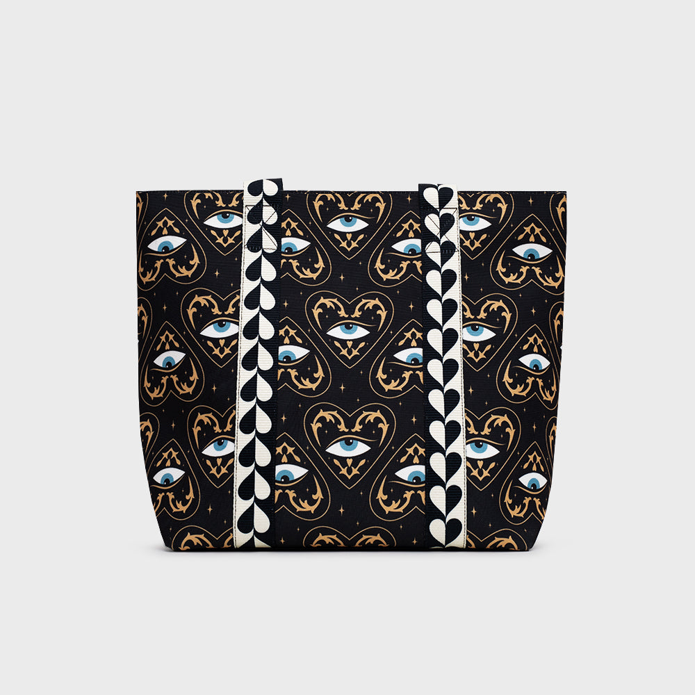 MEDIUM BAG LUCKY EYE NEGRO