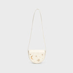 Load image into Gallery viewer, MIDNIGHT COWGIRL SADDLE BAG IVORY
