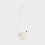 Load image into Gallery viewer, MIDNIGHT COWGIRL SADDLE BAG IVORY
