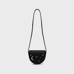 Load image into Gallery viewer, MIDNIGHT COWGIRL SADDLE BAG BLACK
