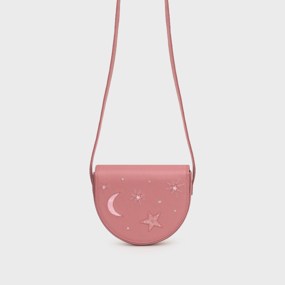 MIDNIGHT COWGIRL SADDLE BAG ROSA