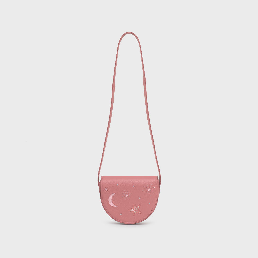 MIDNIGHT COWGIRL SADDLE BAG ROSA