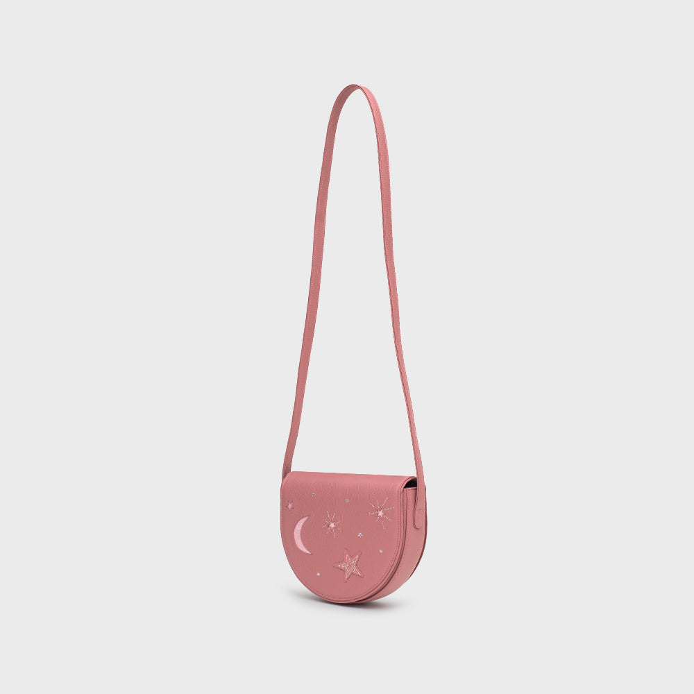 MIDNIGHT COWGIRL SADDLE BAG ROSA