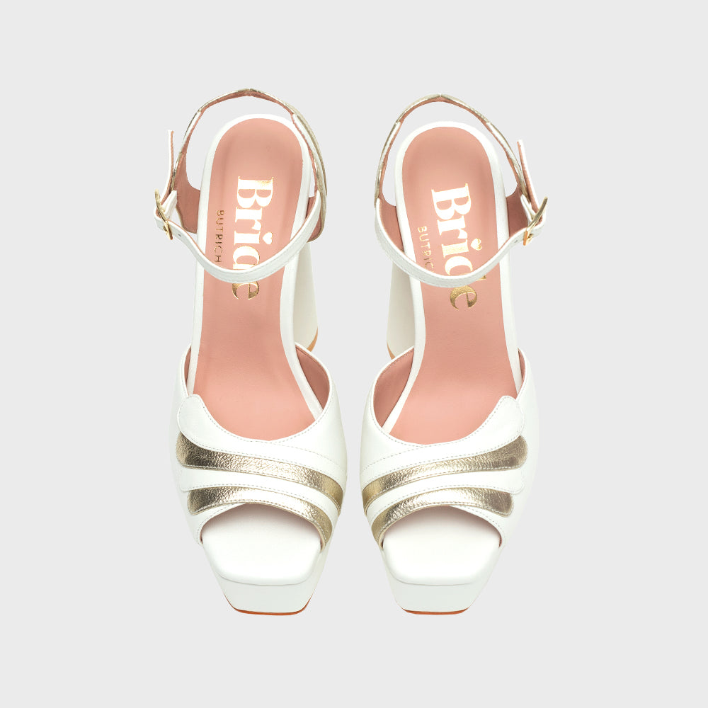MILENA PLATAFORMA BRIDE HUESO