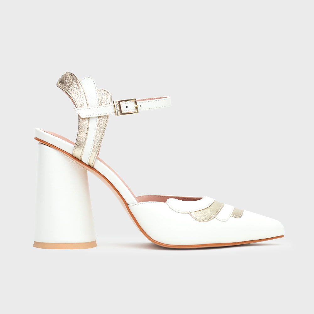 MILENA PUMP BRIDE HUESO