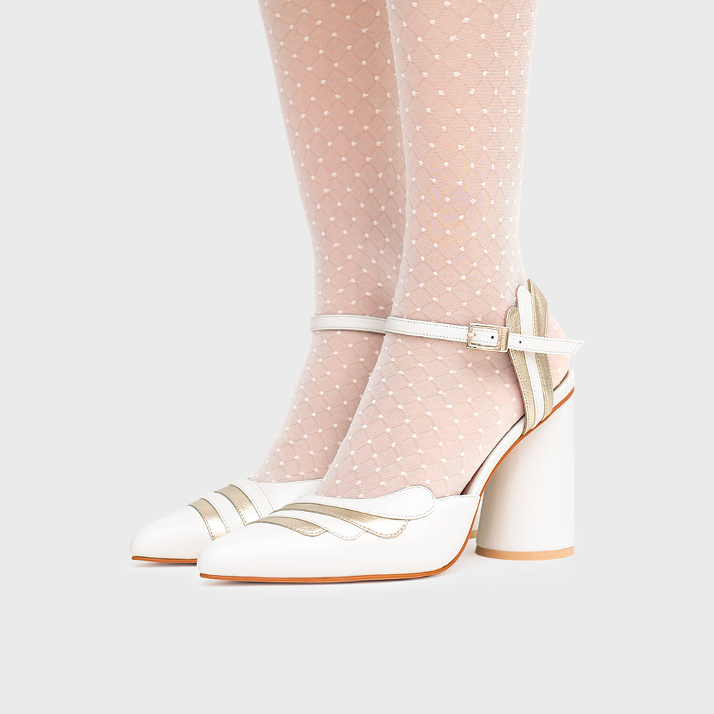 MILENA PUMP BRIDE HUESO