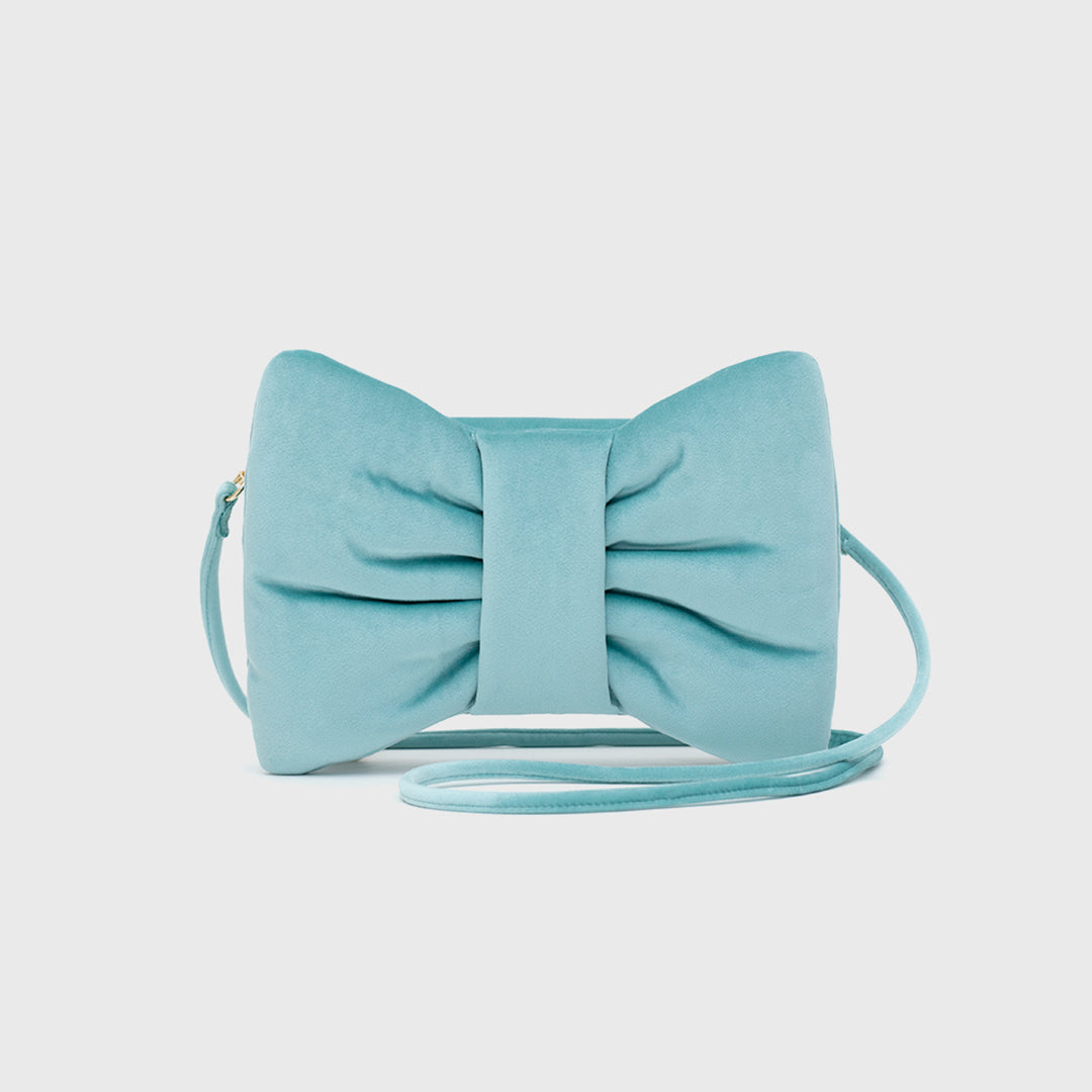 MINI BOW BAG LIGHT BLUE