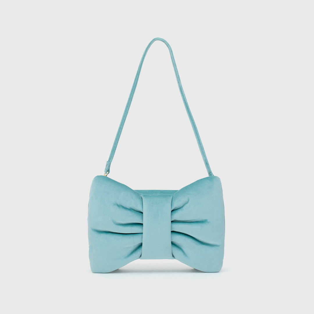 MINI BOW BAG LIGHT BLUE