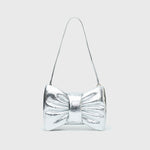 Load image into Gallery viewer, SILVER MINI BOW BAG
