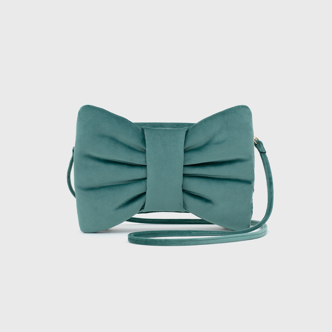 GREEN MINI BOW BAG