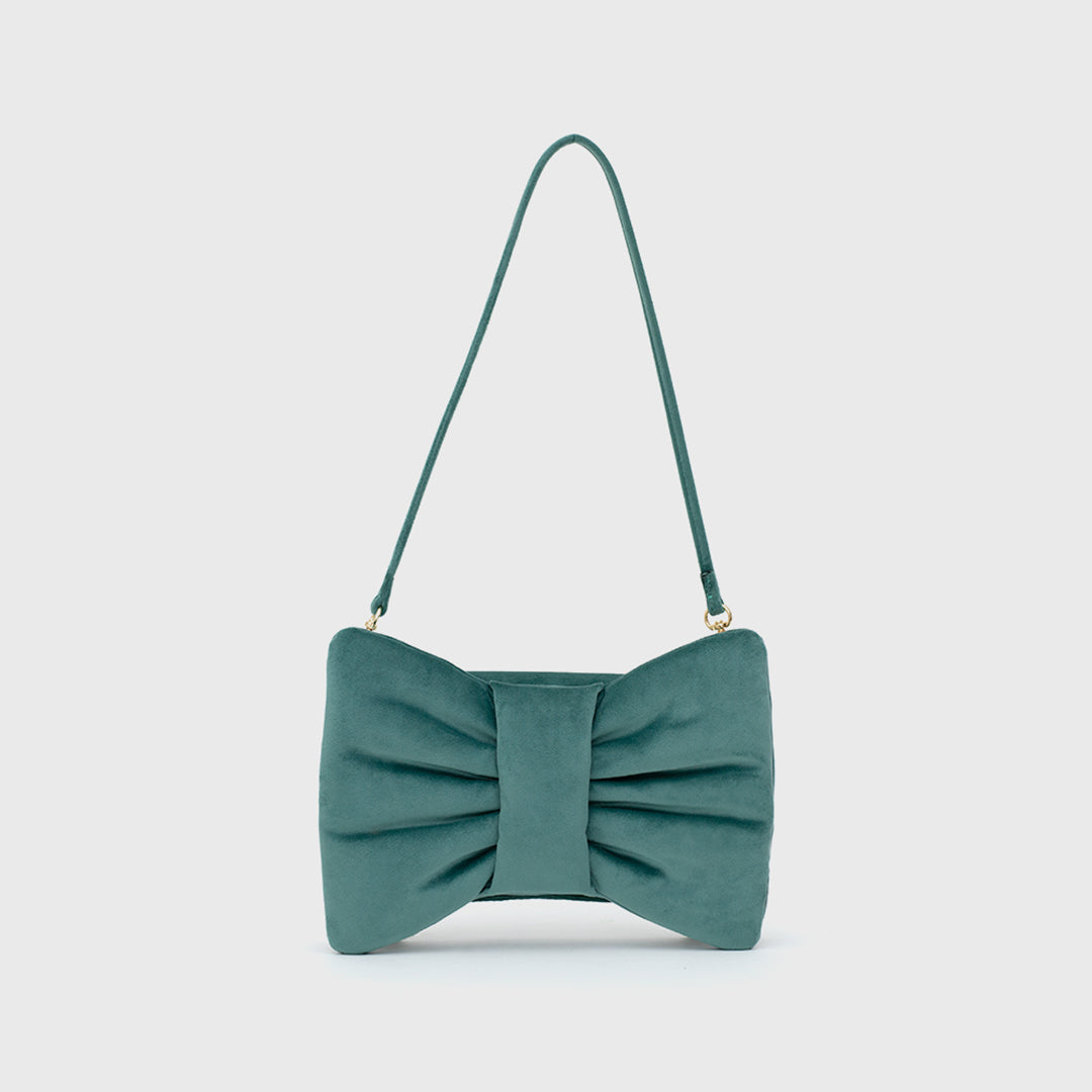 GREEN MINI BOW BAG