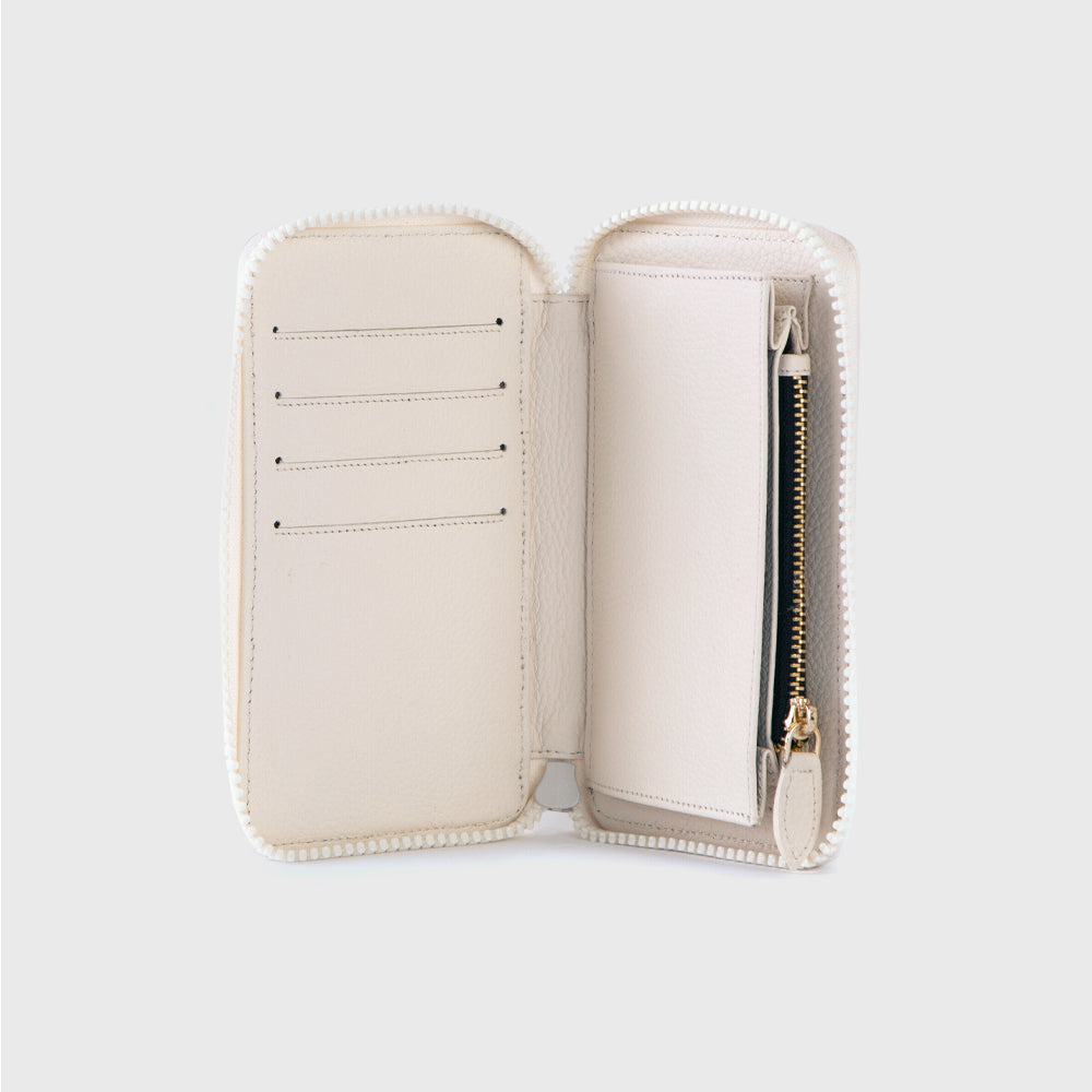 MINI POUCH ANACONDA HUESO