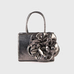 Load image into Gallery viewer, MINI RECTANGULAR FERNANDA BAG NEGRO PLATINO
