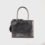 Load image into Gallery viewer, MINI RECTANGULAR FERNANDA BAG BLACK PLATINUM
